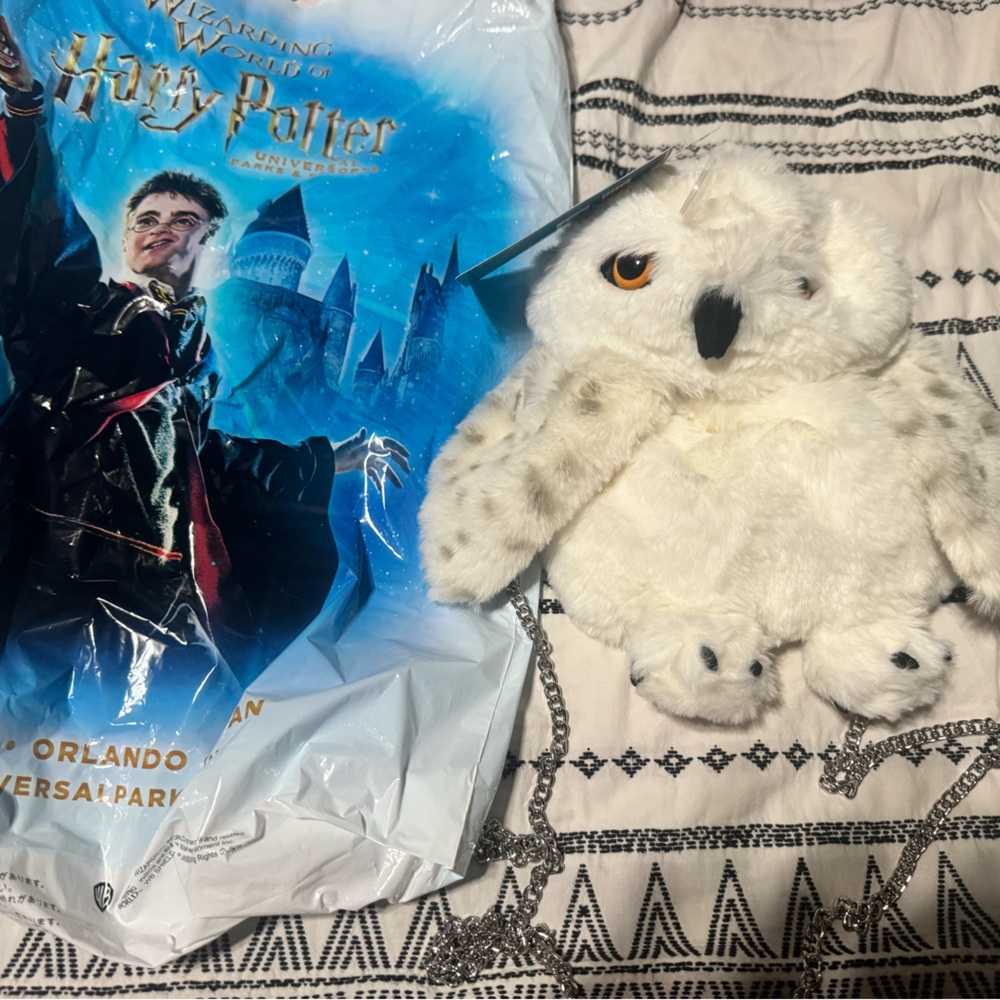 Harry Potter Hedwig Plush crossbody purse